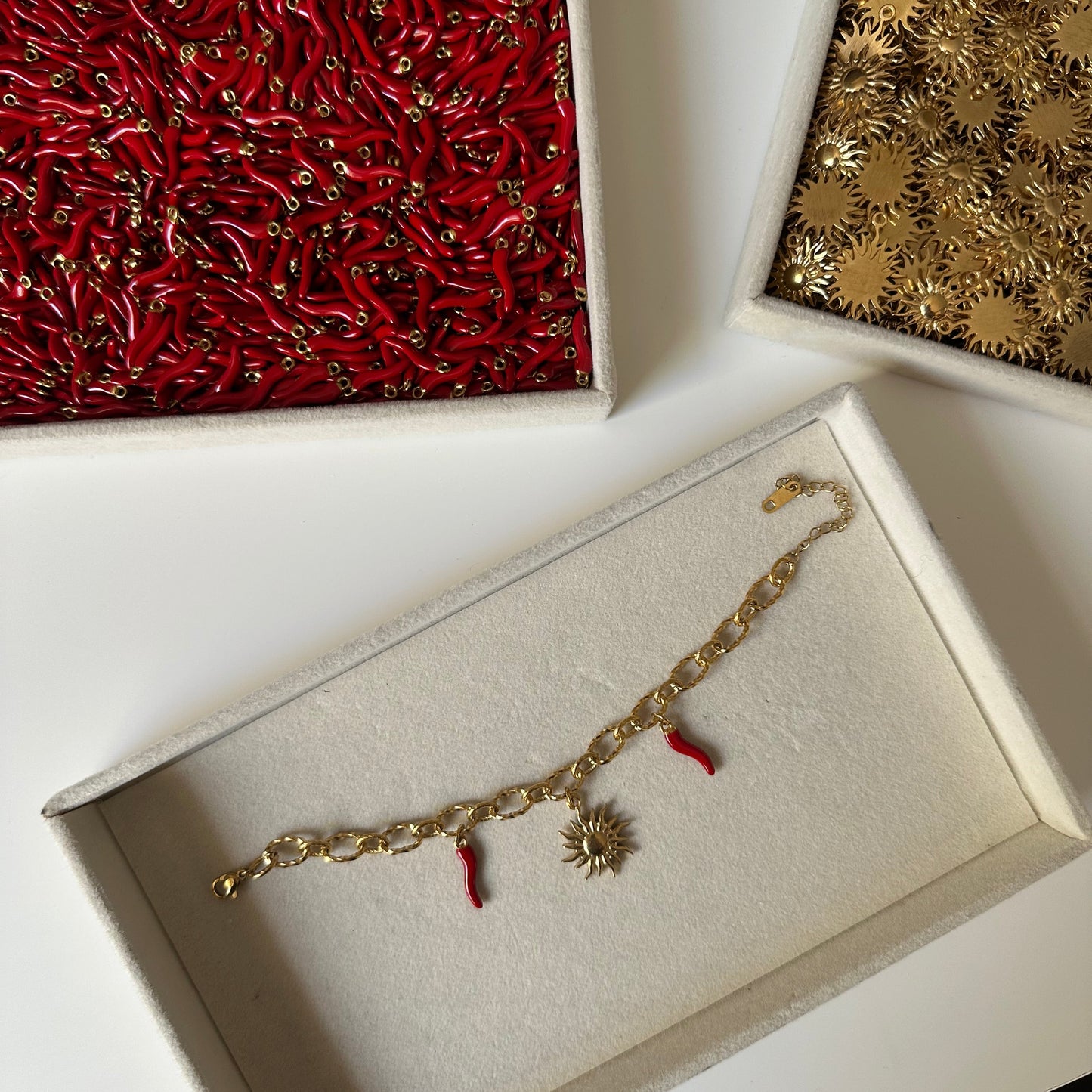 Bracelet Edition limitée Glowria Box - Bracelet 3 charms