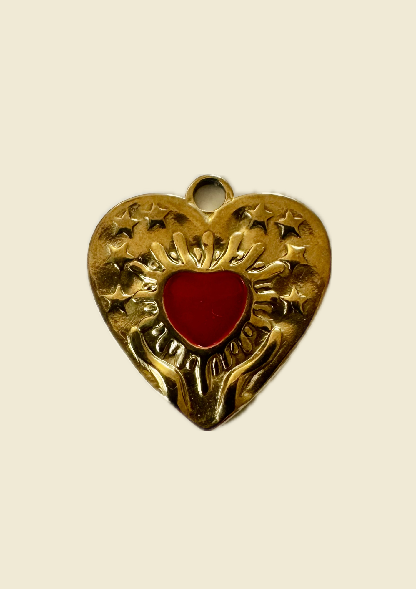 Charms coeur rouge