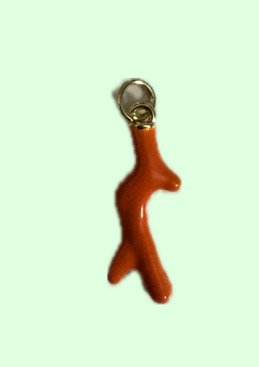 Charms grand corail orange