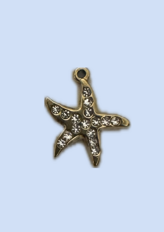 Charms étoile de mer à strass