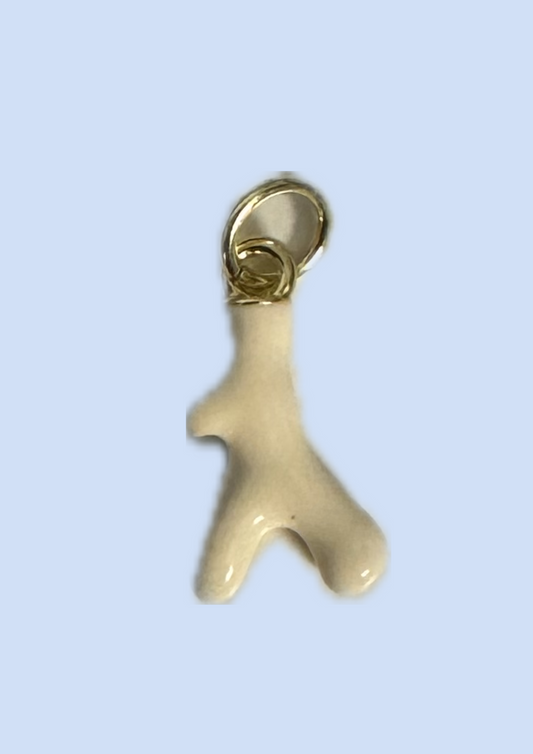 Charms petit corail beige