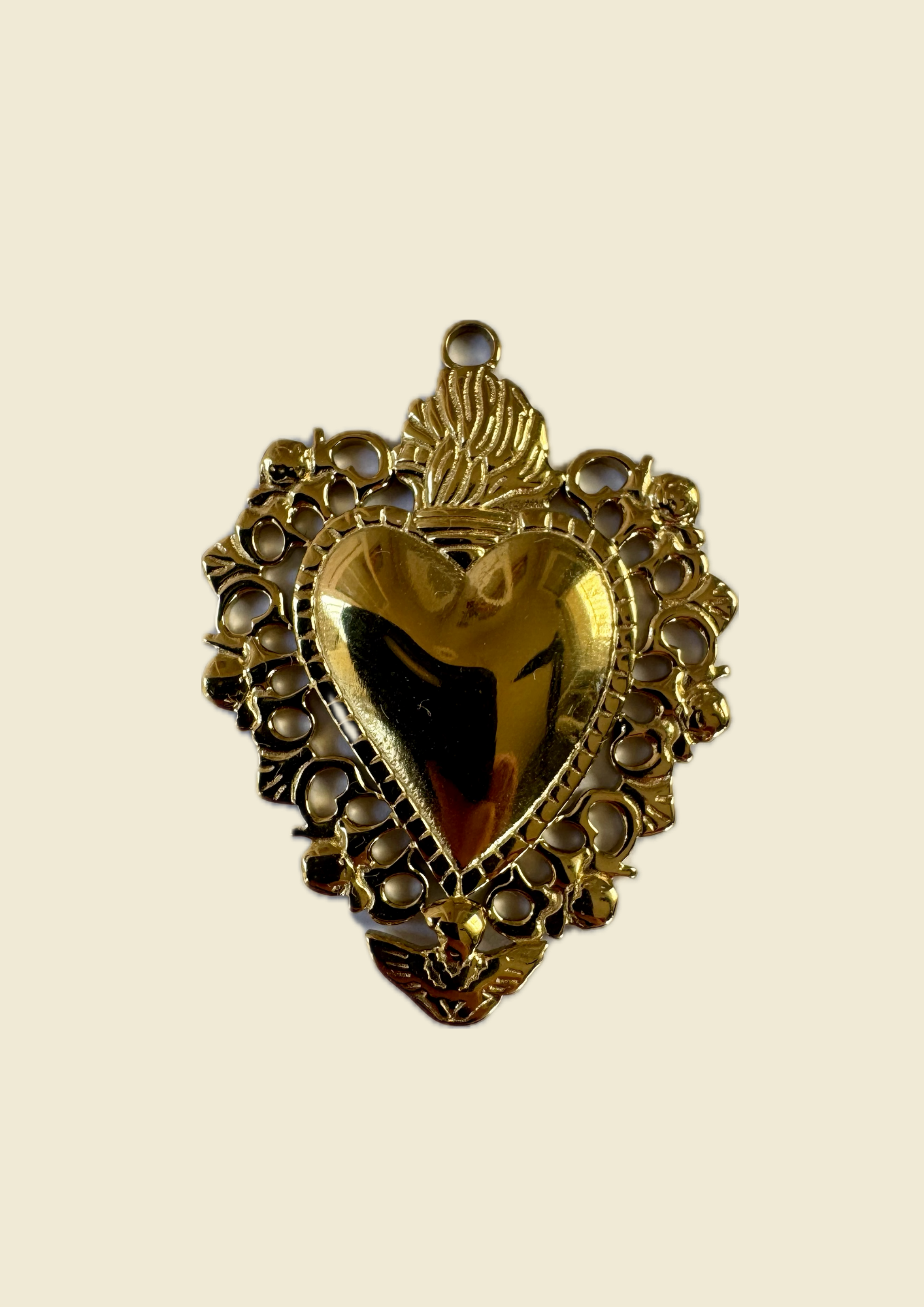 Charms coeur couronné
