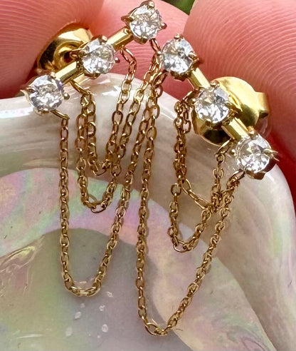 Boucles d'oreilles pendantes