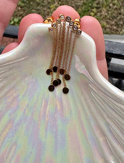 Boucles d'oreilles strass