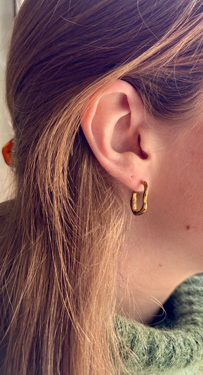 Boucles d'oreilles dorée