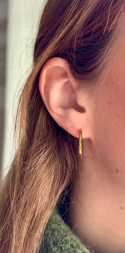Boucles d'oreilles dorée