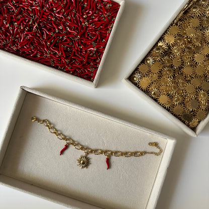 Bracelet Edition limitée Glowria Box - Bracelet 3 charms